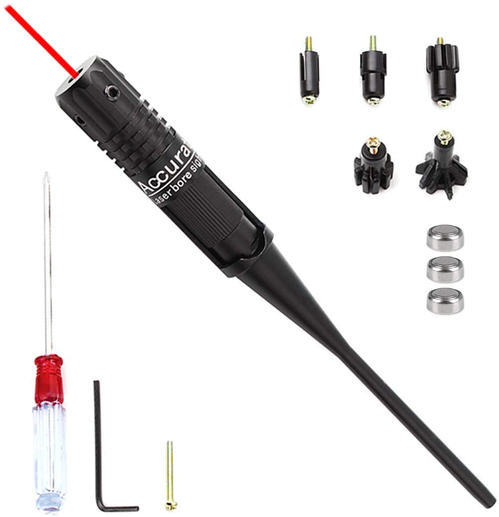 Tactical Red Dot Laser Sight Boresighter Collimator for Hunting .22 to .50 Caliber Pistols Rifles Scopes Dropshipping