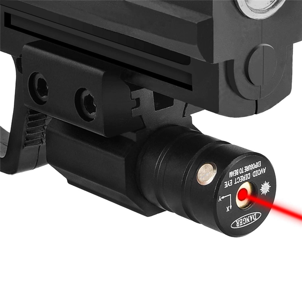 Tactical Red Dot Laser Sight Scope with Adjustable 11mm 20mm Picatinny Rail Mount Rifle Pistol Airsoft Hunting Gun Accessories - Image 5