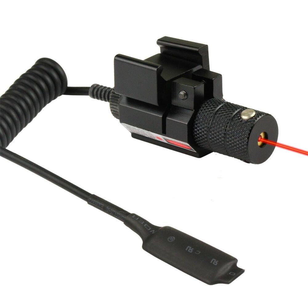 Tactical Red Dot Laser Sight with Remote Switch & Mount For Airsoft Rifle Pistol Hunting - Image 2