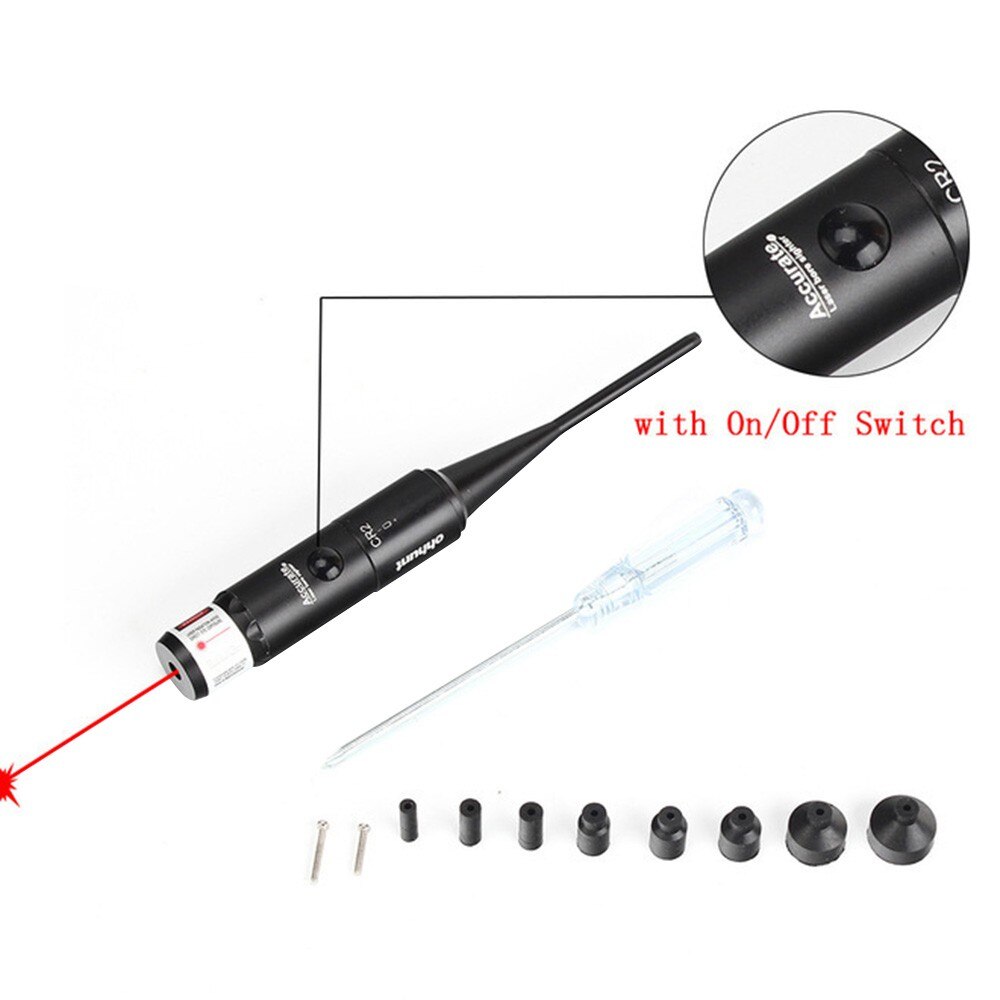 Tactical Red/Green Dot Laser Bore Sighter Scope Calibrator for .177 to .50 Caliber Handgun Rifle Shotgun Hunting Boresighter - Image 2