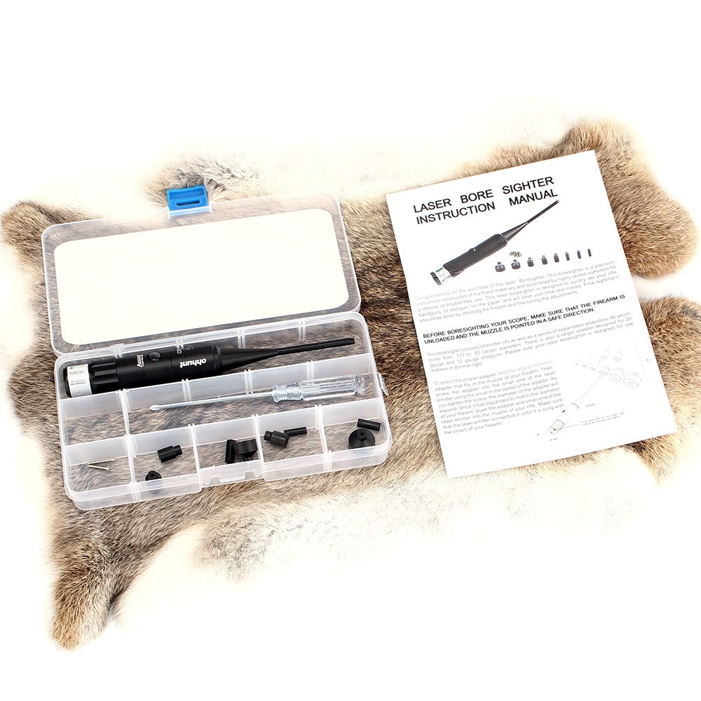 Tactical Red/Green Dot Laser Bore Sighter Scope Calibrator for .177 to .50 Caliber Handgun Rifle Shotgun Hunting Boresighter - Image 4