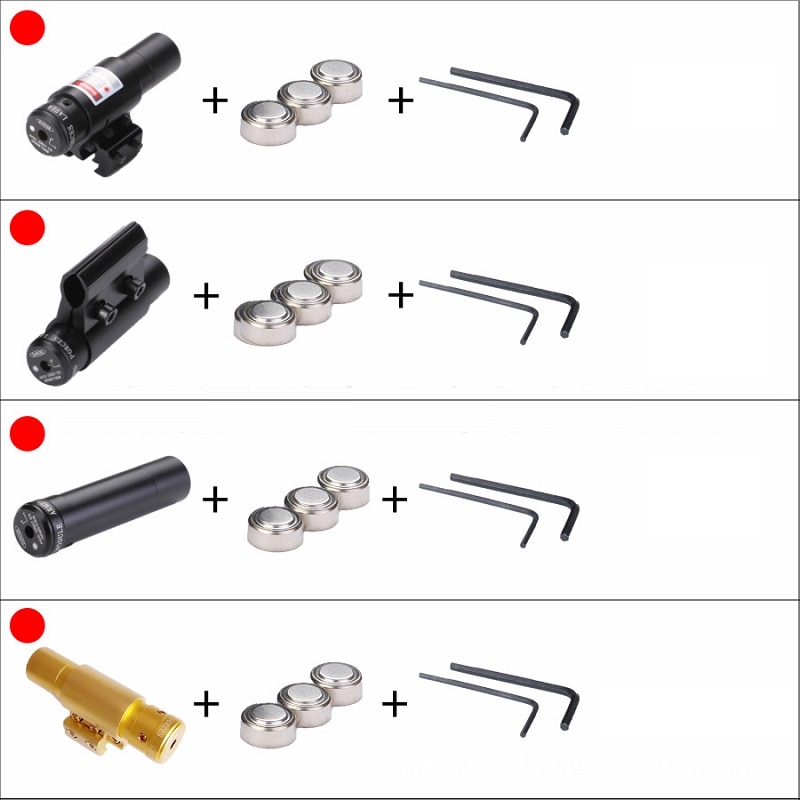 Tactical Red/Green Dot Laser Sight Scope Air Gun Rifle Weaver Adjustable 11/20mm Picatinny Rails Mount Rail For Airsoft Hunting - Image 4