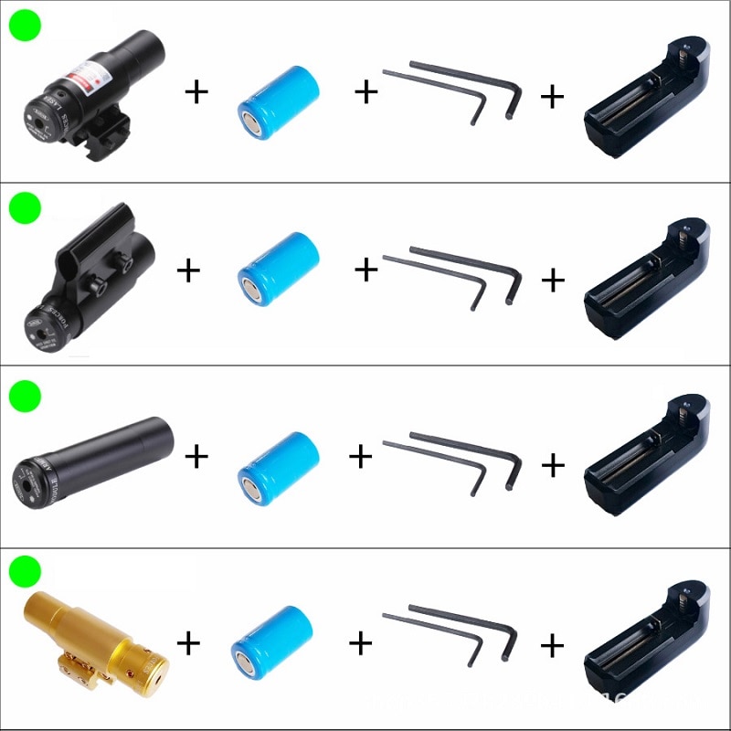Tactical Red/Green Dot Laser Sight Scope Air Gun Rifle Weaver Adjustable 11/20mm Picatinny Rails Mount Rail For Airsoft Hunting - Image 5