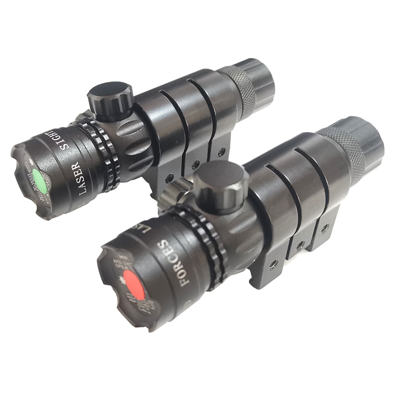 Tactical Red Green Dot Laser Sight with 11/20Mm Rail Mount Adjust Up Down Left Right Tail Switch for Hunting Airsoft Rifle Scope - Image 2