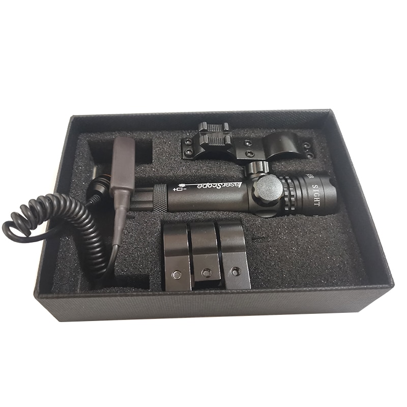 Tactical Red Green Dot Laser Sight with 11/20Mm Rail Mount Adjust Up Down Left Right Tail Switch for Hunting Airsoft Rifle Scope