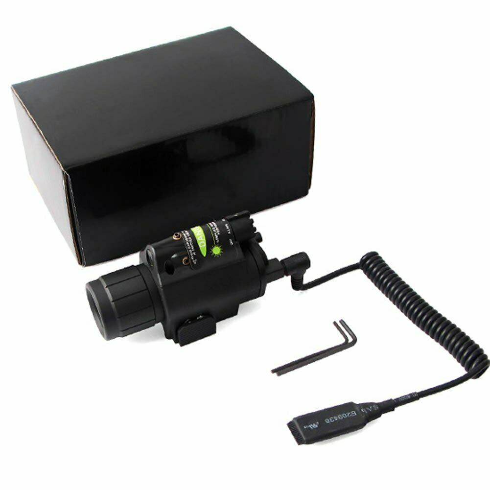 Tactical Red/Green Laser Sight Scope With CREE LED Flashlight Combo 20mm Rail Airsoft - Image 5
