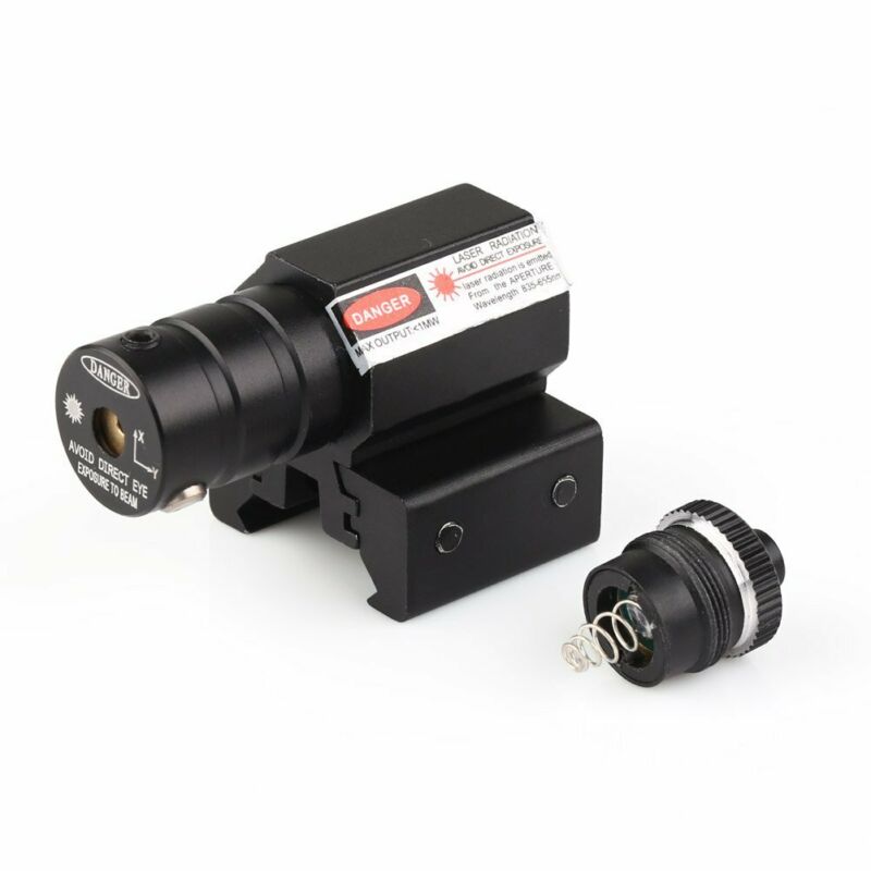 Tactical Red Laser Beam Dot Sight Scope Picatinny Rail Mount f Gun Rifle Pistol - Image 2