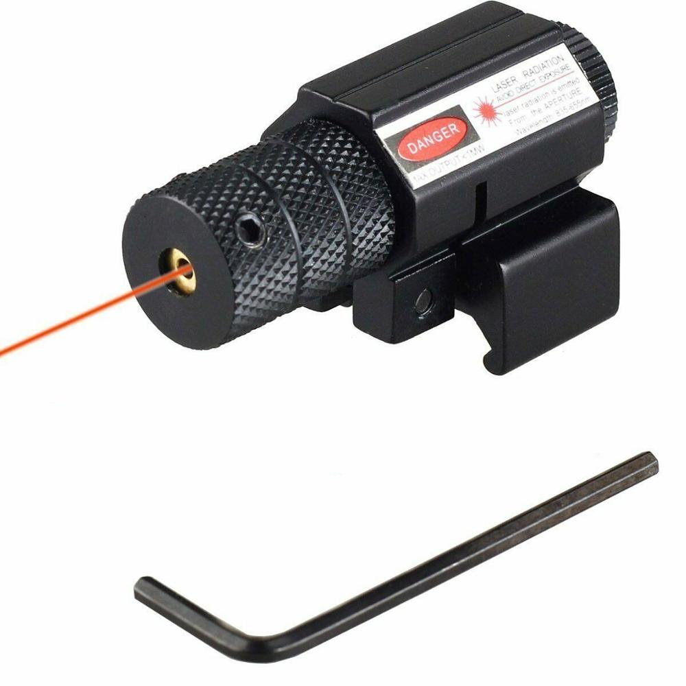 Tactical Red Laser Dot Sight Scope with Mount For Gun Rifle Pistol Air soft