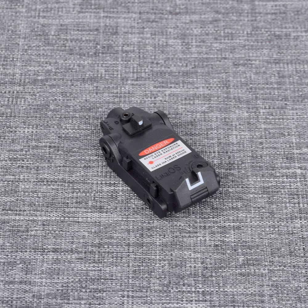 Tactical Red Laser Sight Mini Rear Sight Laser For Airsoft KWA KSC Glock 17 18C 22 34 Pistol Iron Rear Sight For Hunting - Image 2