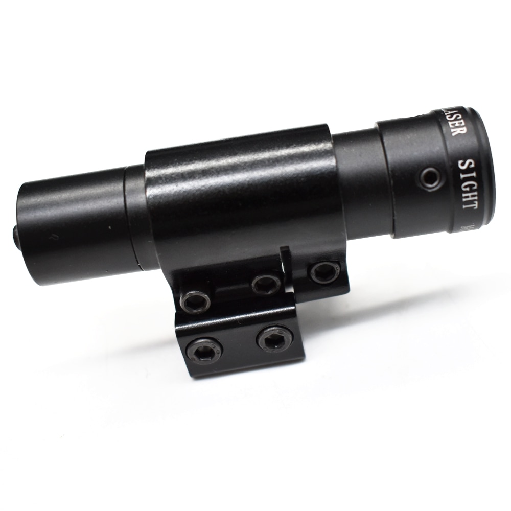 Tactical Red Laser Sight Red Dot Laser Sight Scope Compact Rifle Scope with Picatinny 11mm/20mm Rail Mount for Hunting Shooting