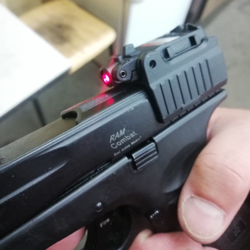 Tactical Red Laser Sight Scope Red Dot Rear Aiming Sight for Hunting Airsoft Glock 17 19 22 23 25 26 27 28 31 32 33 34 35 37 38 - Image 5