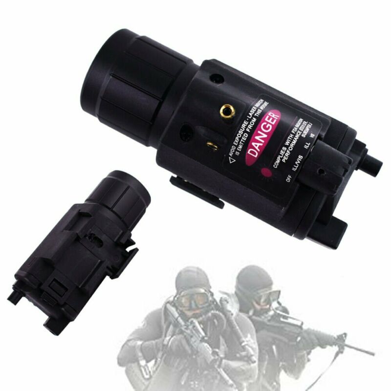 Tactical Red Laser Sight Scope With CREE LED Flashlight Combo 20mm Rail Airsoft - Image 4