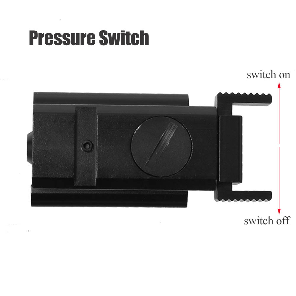 Tactical Red Laser Sight Scope with 20mm Picatinny Weaver Hunting Rail For Rifle Pistol Handgun Gun Red Dot Scope - Image 5