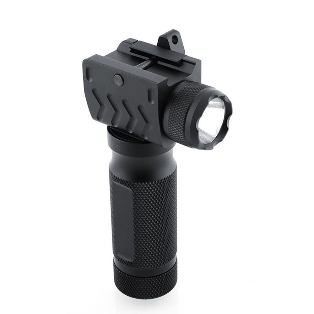 Tactical combination all-in-one vertical grip front fork strobe flashlight and red / green laser sight - Image 2