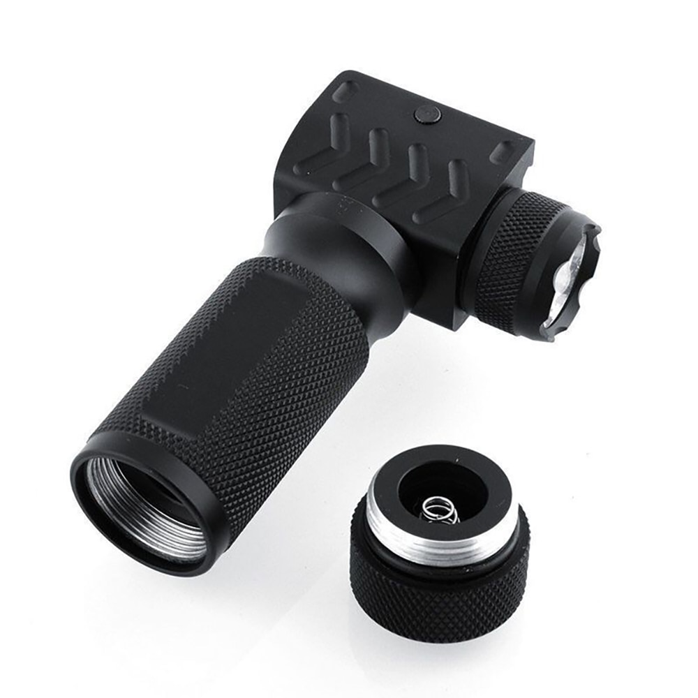 Tactical combination all-in-one vertical grip front fork strobe flashlight and red / green laser sight - Image 3