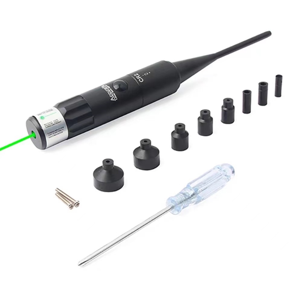 Tactical hunting red and green laser sight. 177 to .50 caliber magazine rifle sight green and red dot hole sight switch switch p - Image 3