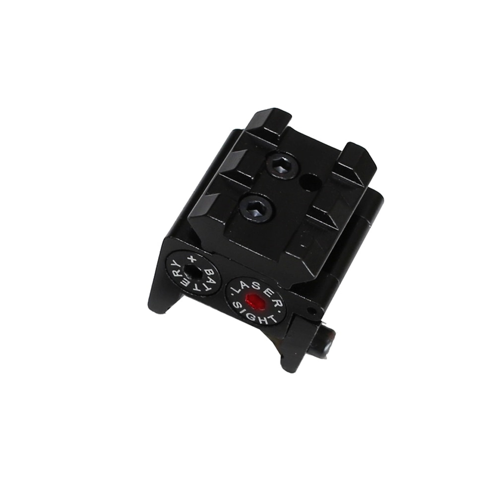 Tactical outdoor Mini Adjustable Red Dot Red Laser Sight For 20mm Picatinny Rail Mounts for Hungting Rifle Scope
