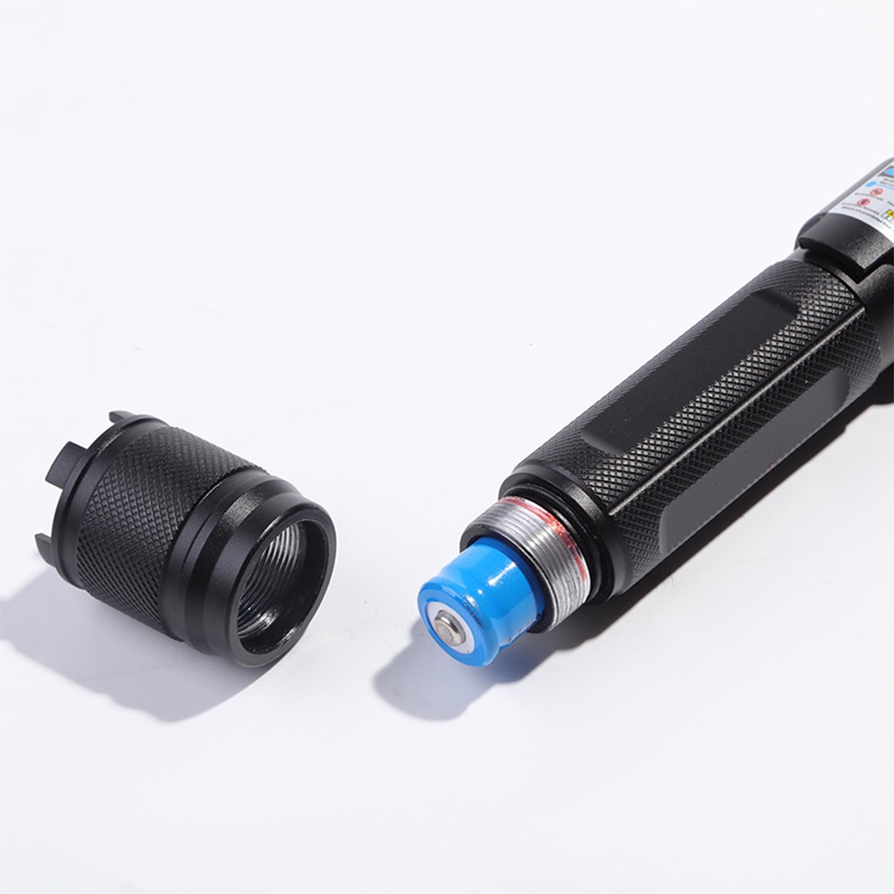 The most powerful blue laser flashlight 445nm super far radiation 10000m laser flashlight burning matches/candles/cigarettes - Image 5