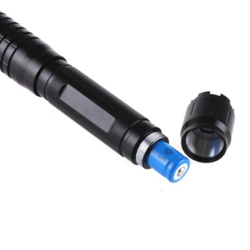 The most powerful blue laser flashlight hunting laser sight with super radiation 8000M adjustable focus burning cigar/match - Image 5