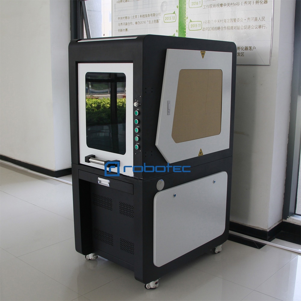 Totally Sealed Fiber Laser Marking Machines 20w Raycus Generator With CE High Precision Metal Laser Engraving Machine