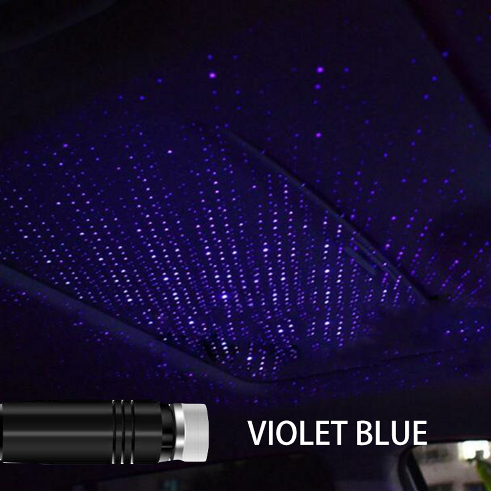 USB Car Roof Atmosphere Star Sky Lamp Adjustable LED Projector Multiple Lighting Effects Ambient Lighting for Camping Accessorie - Image 2