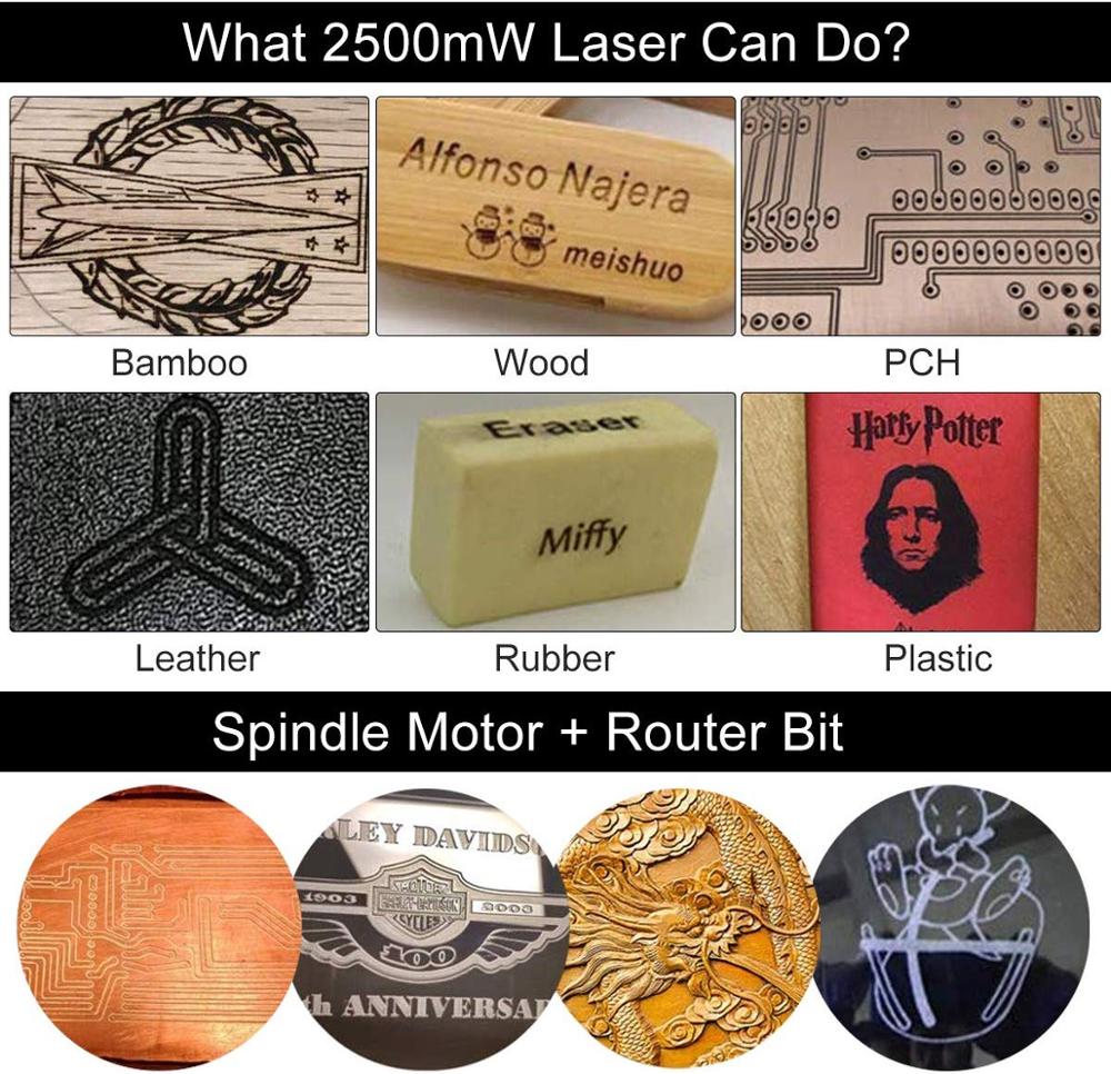 Upgrade CNC 3018 Pro Max 15W DIY 3Axis Laser Engraver GRBL PCB Milling Machine Wood Router 3018 Pro With Offline - Image 5