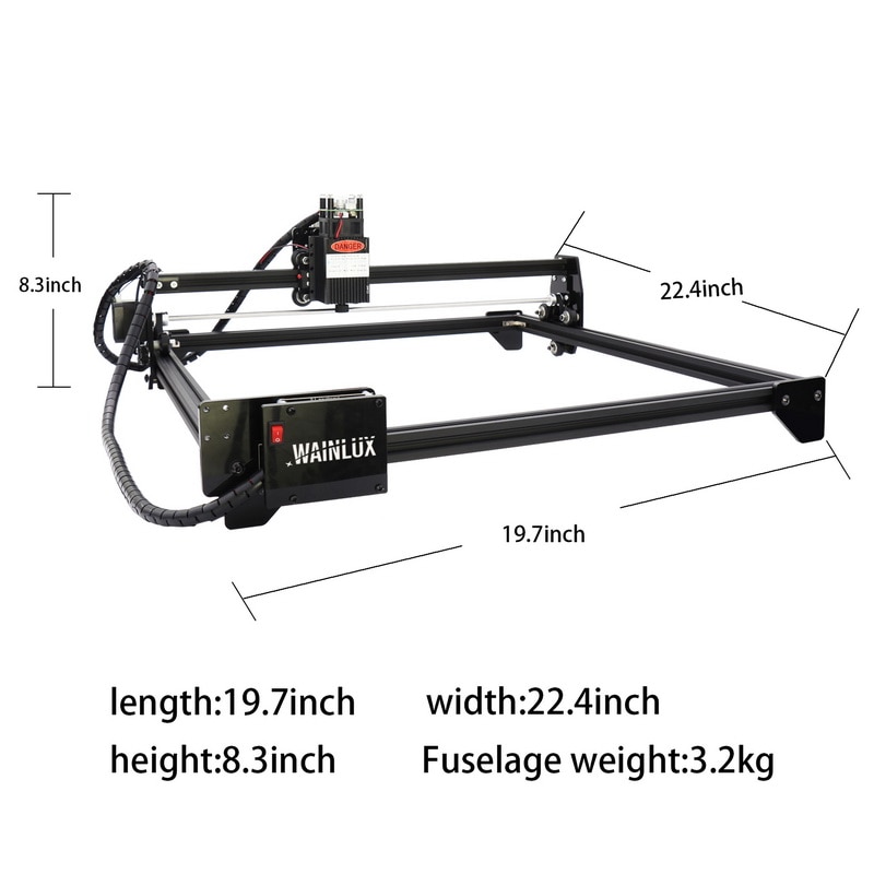 Upgraded 7W 20W DIY Laser Engraving Machine CNC Wood Router Laser Engraver Cutter Printer Print Logo Picture - Image 3