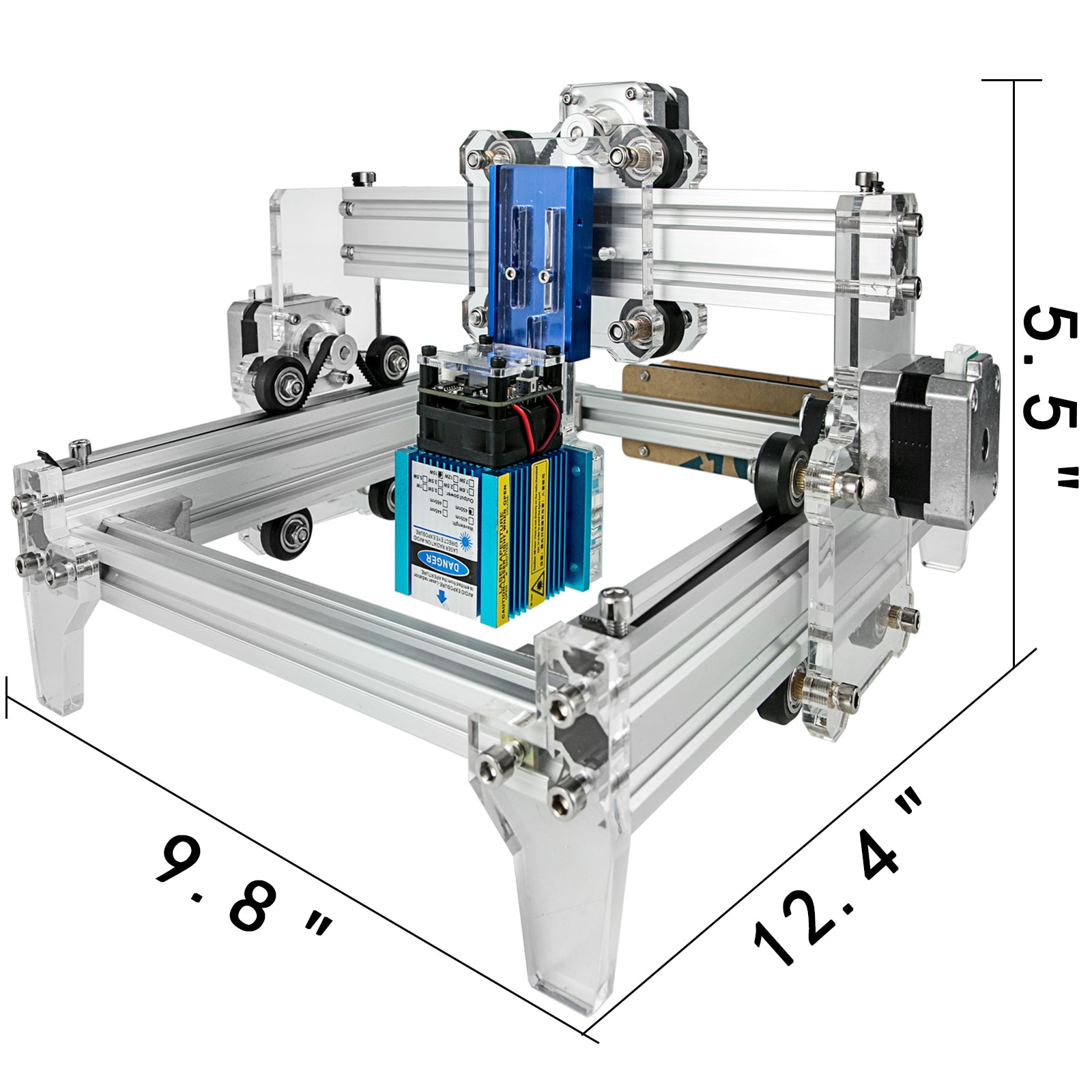 VEVOR 15W Mini Laser Engraver CNC Machine 190X130mm For Wood Leather Plastic Cutting Wood Milling DIY Woodworking Machinery - Image 5