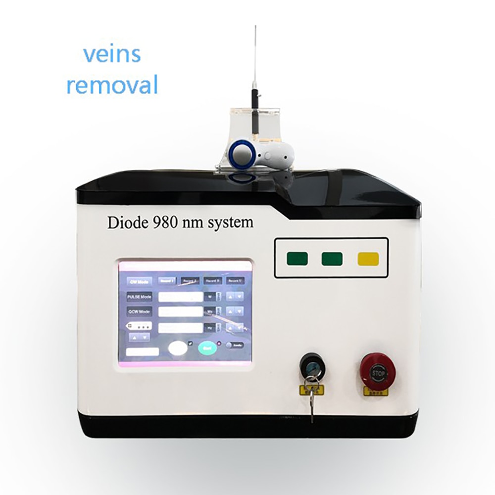 Vascular Red Blood Removal 980nm Diode Laser Spider Veins removal Nail Fungus Removal Onychomycosis Removal Beauty Salon Use