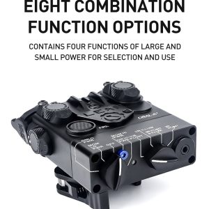 WADSN Airsoft DBAL A2 Metal Green Dot Laser Sight Tactical Flashlight Weapon Light