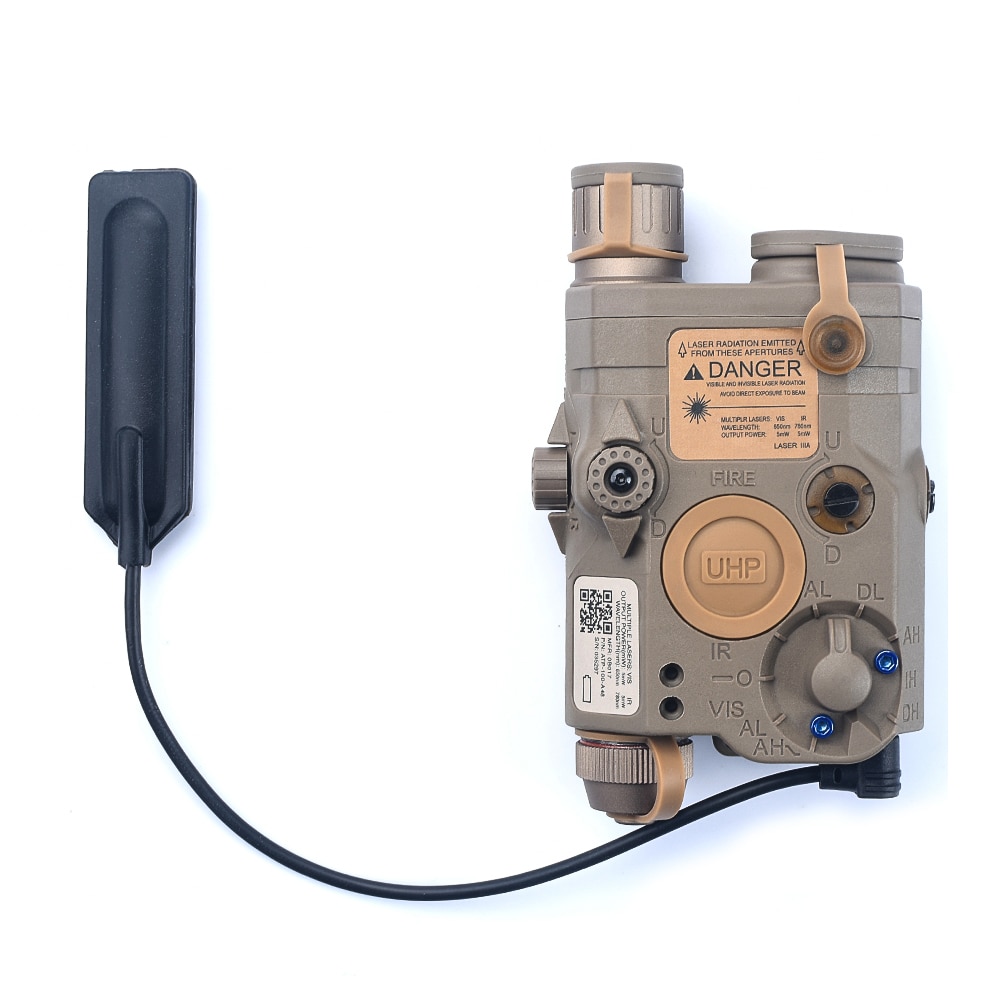 WADSN Airsoft LA-5C PEQ15 UHP Blue Laser Sight Aiming LED 250lumens White Light Hunting PEQ Tacital Weapon Scoutlight - Image 4