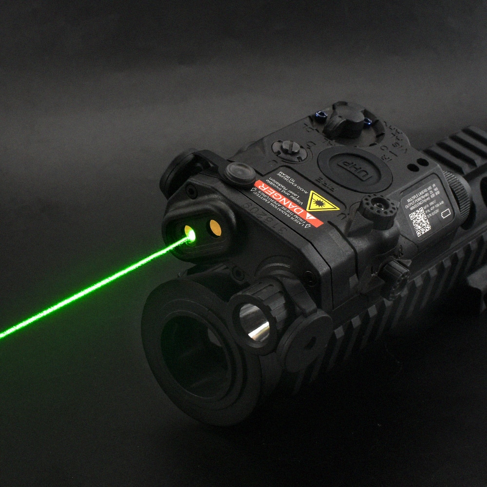 WADSN Airsoft LA-5C PEQ15 UHP Green IR Laser Sight Flashlight Hunting Softair Tactical AN/PEQ15 Weapon Rifle Scout Torch - Image 2