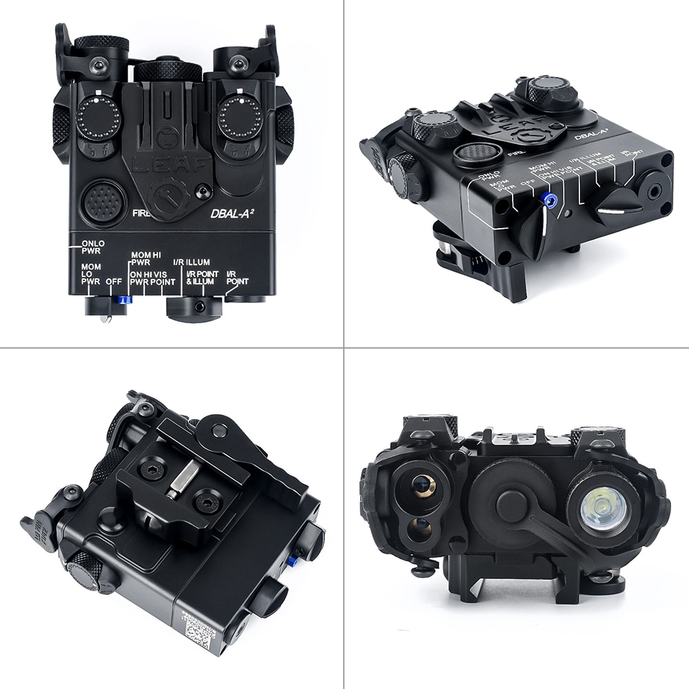 WADSN Airsoft Mini Metal DBAL-A2 Blue Dot Laser IR White Light Strobe Hunting Rifle Tactical dbal a2 Laser Sight for Picatinny - Image 4