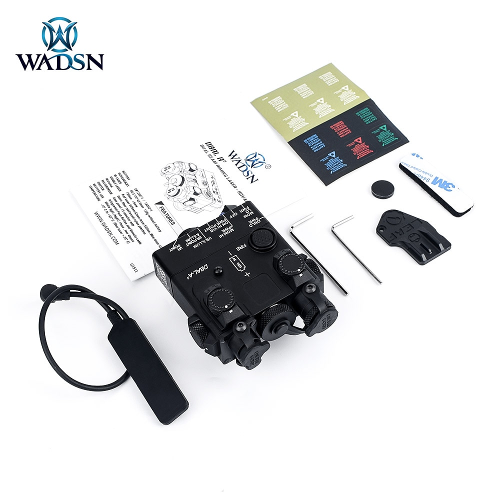 WADSN Airsoft Mini Metal DBAL-A2 Blue Dot Laser IR White Light Strobe Hunting Rifle Tactical dbal a2 Laser Sight for Picatinny - Image 5