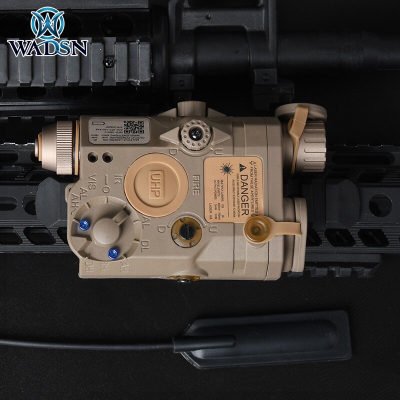 WADSN Airsoft PEQ-15 Red Green Laser Sight NO IR White Light Tactical LA-5C UHP Hunting Rifle Weapon Flashlight For 20mm Rail - Image 2
