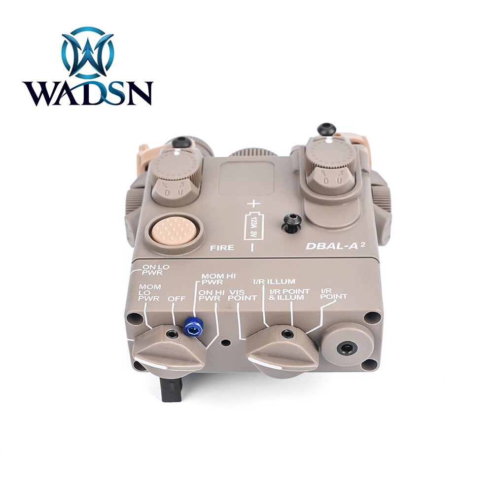 WADSN Airsoft PEQ DBAL-A2 Mini Dummy Box dbal a2 Laser Sight Indicator Plastic Shell No Function with QD Mount Fit Picatinny - Image 2