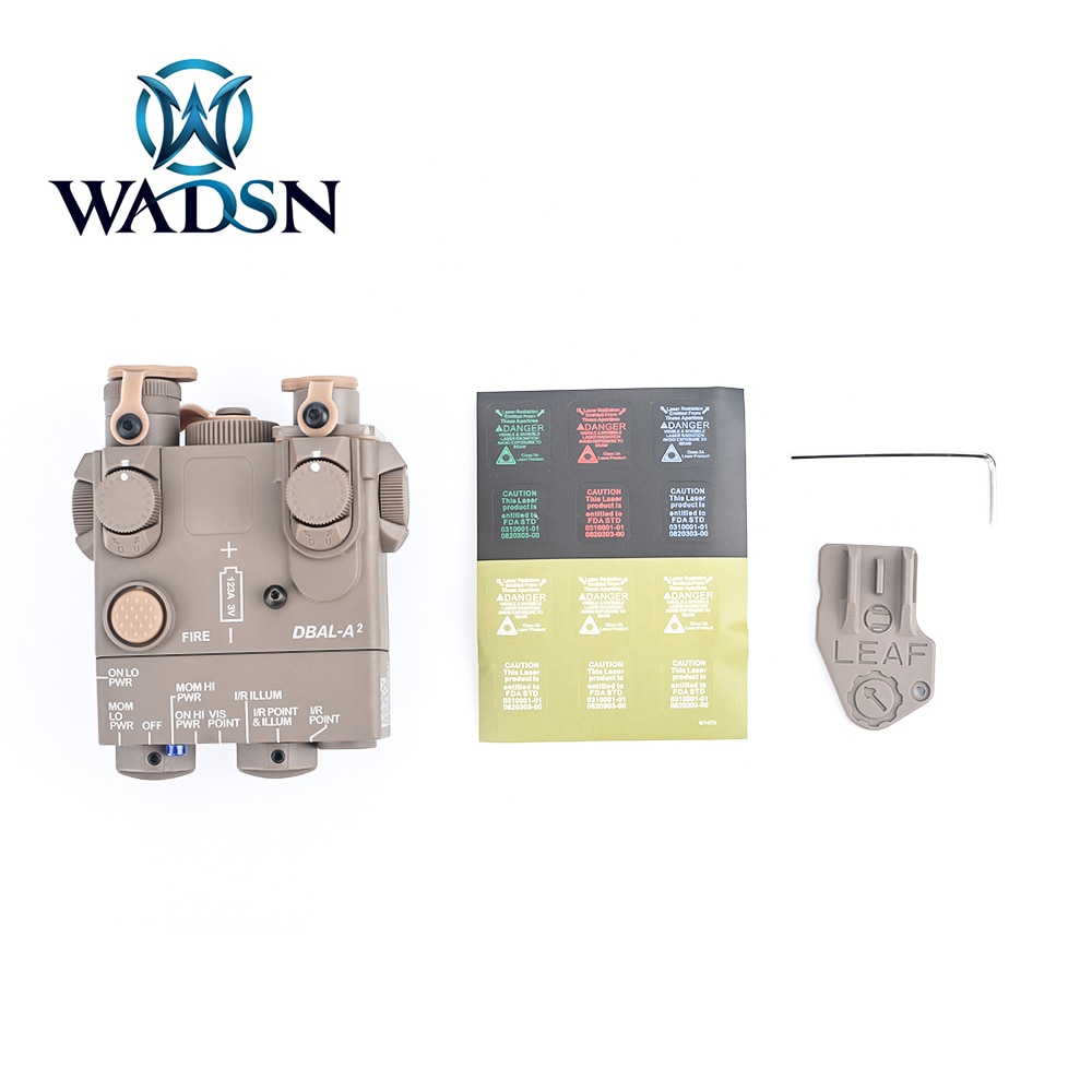 WADSN Airsoft PEQ DBAL-A2 Mini Dummy Box dbal a2 Laser Sight Indicator Plastic Shell No Function with QD Mount Fit Picatinny - Image 5