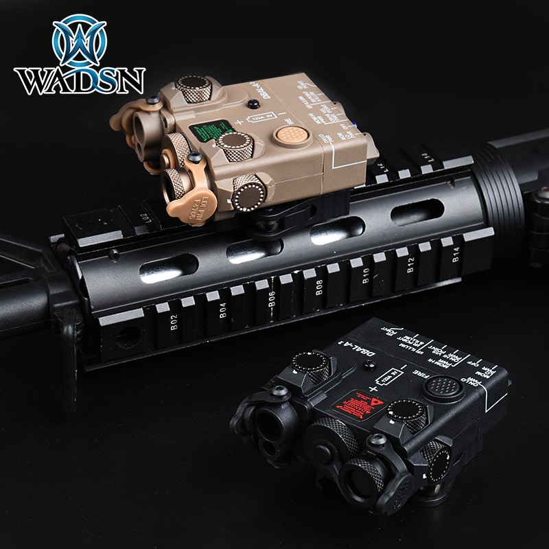 WADSN Airsoft Tactical DBAL-A2 Red Green BLue Laser Sight LED White Strobe light Output Hunting Weapon Flashlight Laser NO IR