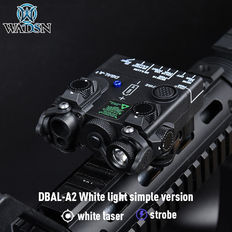 WADSN Airsoft Tactical DBAL A2 White Light Illumination and Strobe NO Laser NO IR Hunting Rifle Scout Light Laser Sight for20mm - Image 3