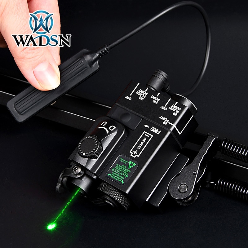 MINI Sight High Power IR Stroboscopic Infrared Laser All Metal Softair Red Green Blue Laser 20mm Rail - Image 2