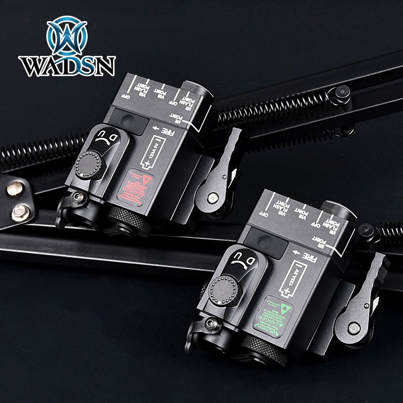 MINI Sight High Power IR Stroboscopic Infrared Laser All Metal Softair Red Green Blue Laser 20mm Rail