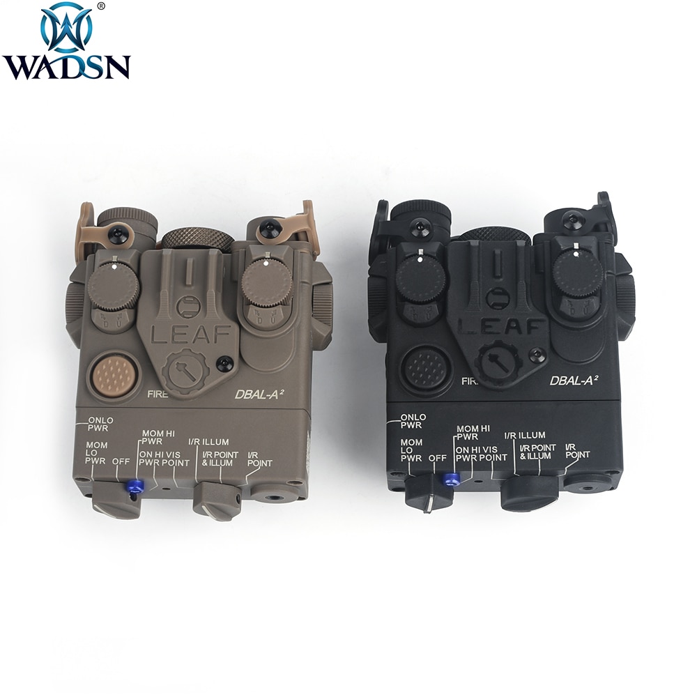 WADSN Softair Mini DBAL-A2 Red Green Dot Aiming Laser Sight Hunting Airsoft Weapon Light without White Light IR Laser Function - Image 2