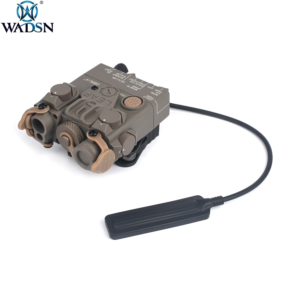 WADSN Softair Mini DBAL-A2 Red Green Dot Aiming Laser Sight Hunting Airsoft Weapon Light without White Light IR Laser Function - Image 4