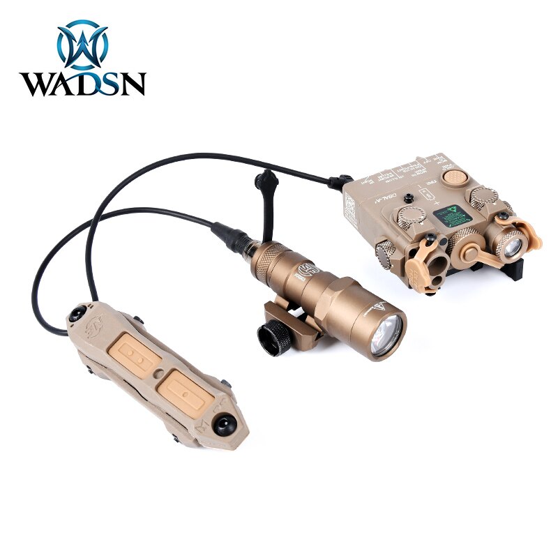 WADSN Tactical Airsoft Flashlight DBAL-A2 Red Laser White Light Version Nylon Weapon Lights Metal surefir PEQ Green Laser Sight - Image 5