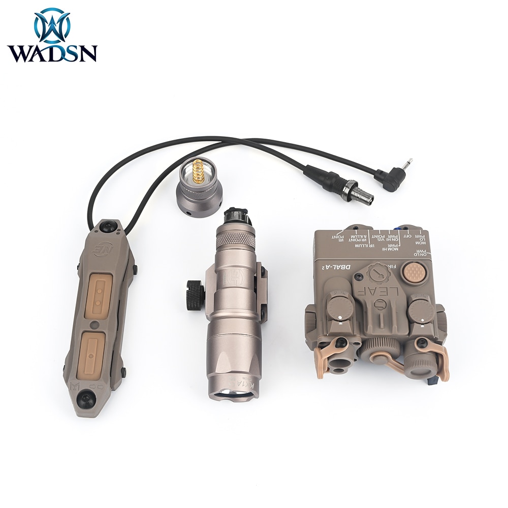 WADSN Tactical DBAL A2 Dummy Battery Box No Laser Airsoft M300A Scout Light Weapon Light Augmented Pressure Switch for 20mm Rail - Image 5