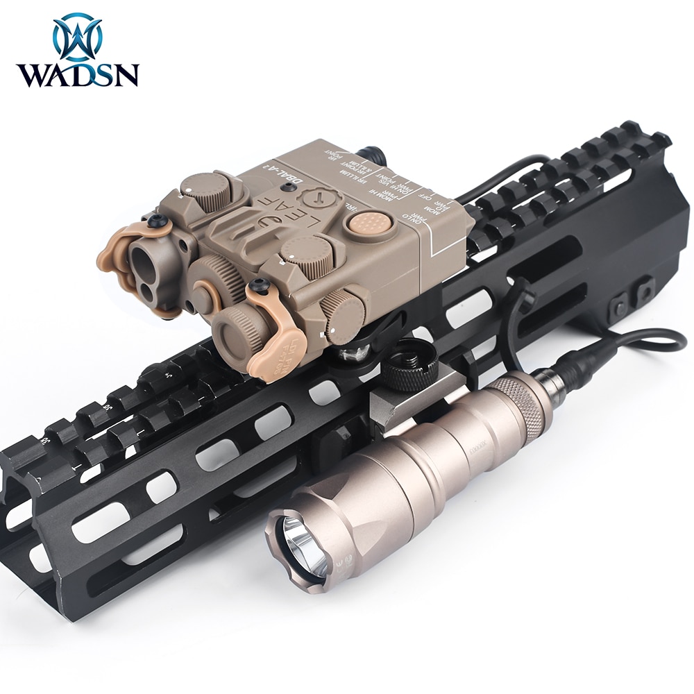 WADSN Tactical DBAL A2 Dummy Battery Box No Laser Airsoft M300A Scout Light Weapon Light Augmented Pressure Switch for 20mm Rail