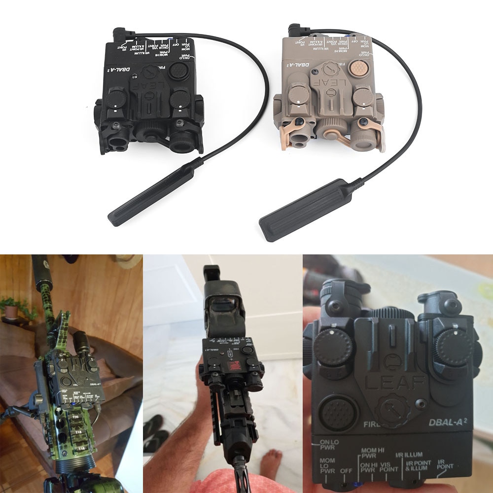 WADSN Tactical DBAL-A2 Dummy Box Plastic Hunting Rifle dbal a2 Laser Indicator Empty Model No Function Fit Picatinny Rail