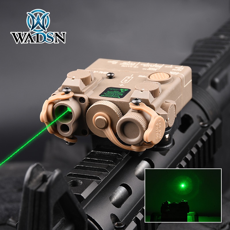WADSN Tactical DBAL-A2 Mini Red Green Dot Aiming Hunting DBAL PEQ Laser Sight Airsoft Weapon Light without White Light Iaser - Image 3