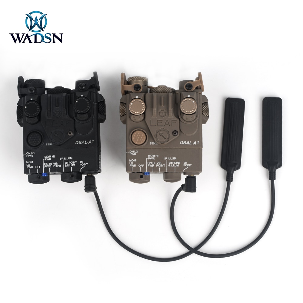 WADSN Tactical DBAL A2 Red Dot Laser White Light With Strobe Hunting 280 Lumen M300 Flashlight Airsoft Dual Pressure Switch - Image 2
