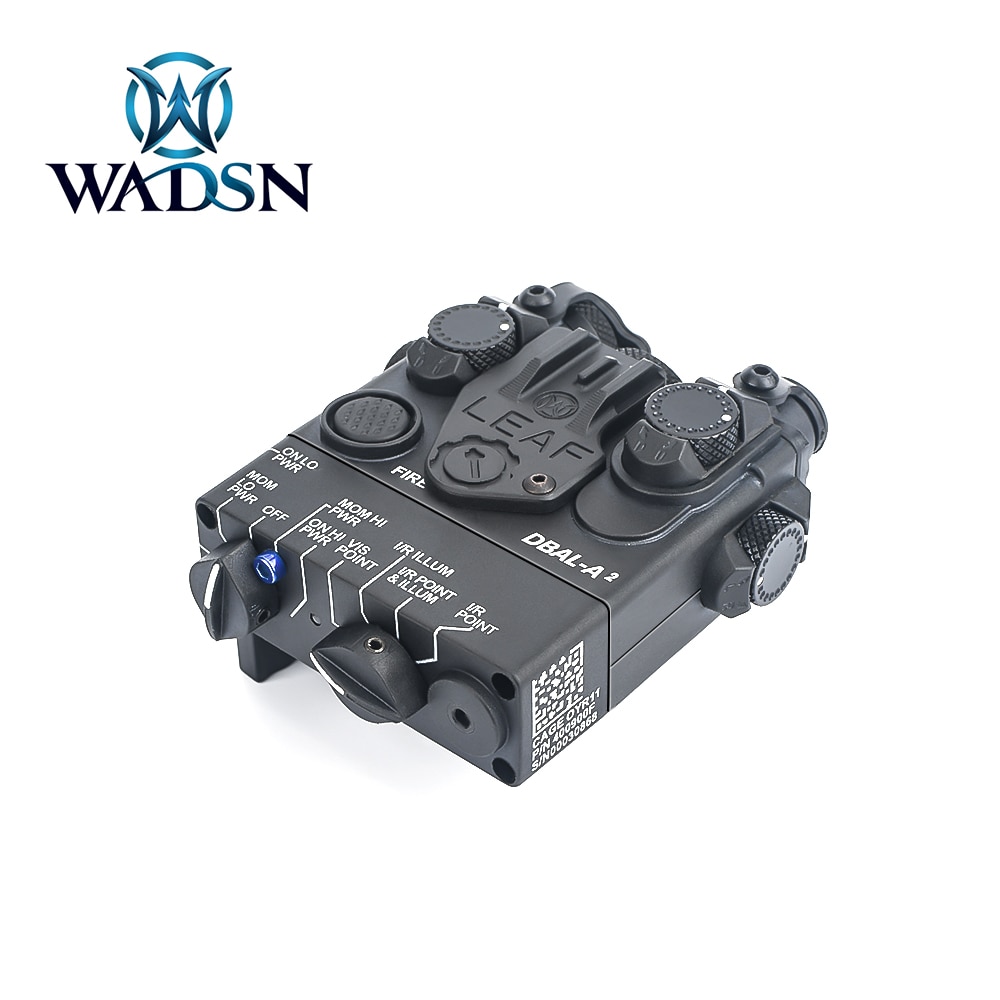 WADSN Tactical DBAL-A2 Red Green BlueI R Laser Sight Flashlight with Strobe Airsoft 340 Lumen M600C Scout Light Dual Tape Switch